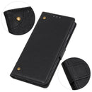 For Alcatel 1B 2020 /Alcatel 1A 2020 Copper Buckle Retro Crazy Horse Texture Horizontal Flip Leather Case with Holder & Card Slots & Wallet(Black)