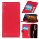 For Alcatel 1B 2020 /Alcatel 1A 2020 Copper Buckle Retro Crazy Horse Texture Horizontal Flip Leather Case with Holder & Card Slots & Wallet(Red)