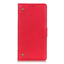 For Alcatel 1B 2020 /Alcatel 1A 2020 Copper Buckle Retro Crazy Horse Texture Horizontal Flip Leather Case with Holder & Card Slots & Wallet(Red)