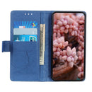 For Alcatel 1B 2020 /Alcatel 1A 2020 Copper Buckle Retro Crazy Horse Texture Horizontal Flip Leather Case with Holder & Card Slots & Wallet(Blue)