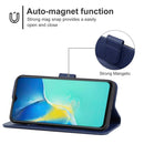 For vivo Y15s Leather Phone Case(Blue)