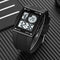SKMEI 1967 Stainless Steel Buckle PU Strap Waterproof Electronic Watch(Silver and White Machine)