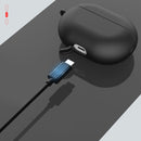 Earphone Silicone Protective Case for Huawei FreeBuds Pro, Type:without Buckle(Black)