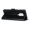 For OnePlus 8 Pro Retro Crazy Horse Texture Horizontal Flip Leather Case with Holder & Card Slots & Photo Frame & Wallet(Black)