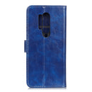 For OnePlus 8 Pro Retro Crazy Horse Texture Horizontal Flip Leather Case with Holder & Card Slots & Photo Frame & Wallet(Blue)