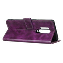 For OnePlus 8 Pro Retro Crazy Horse Texture Horizontal Flip Leather Case with Holder & Card Slots & Photo Frame & Wallet(Purple)