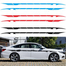 2 PCS/Set D-178 Waistline Pattern Car Modified Decorative Sticker(Red)