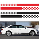2 PCS/Set D-282 Waistline Pattern Car Modified Decorative Sticker(Black)