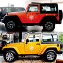 D-366 Compass Pattern Car Modified Decorative Sticker(White)