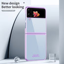 For Samsung Galaxy Z Flip4 Electroplating Transparent Phone Case(Purple)