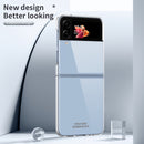 For Samsung Galaxy Z Flip4 Electroplating Transparent Phone Case(Transparent)