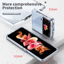 For Samsung Galaxy Z Flip4 Electroplating Transparent Phone Case(Transparent)