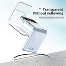 For Samsung Galaxy Z Flip4 Electroplating Transparent Phone Case(Transparent)