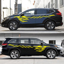 2 PCS/Set D-369 Totem Pattern Car Decorative Sticker(Yellow)