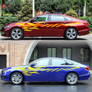 2 PCS/Set D-369 Totem Pattern Car Decorative Sticker(Yellow)