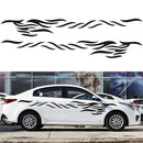 2 PCS/Set D-369 Totem Pattern Car Decorative Sticker(Yellow)