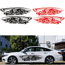 2 PCS/Set D-435 Grim Reaper Pattern Car Modified Decorative Sticker(Blue)