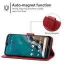 For Nokia G50 Leather Phone Case(Red)