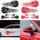 D-451 Car Modified Side Door Front Rear Bumpers Rearview Mirror Decorative Sticker(Blue)