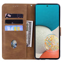 For Samsung Galaxy A53 5G Geometric Mandala Embossed Leather Phone Case(Brown)