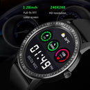 Q669 1.28 inch TFT Screen Smart Watch, Support Real-time Heart Rate Measurement(Black)
