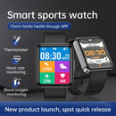 Q333 1.7 inch Screen Sports Bluetooth Smart Watch(Black)