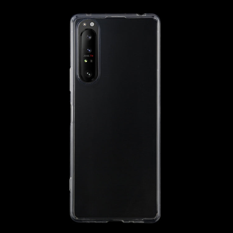 For Sony Xperia 1 II TPU Ultra-Thin Transparent Mobile Phone Case