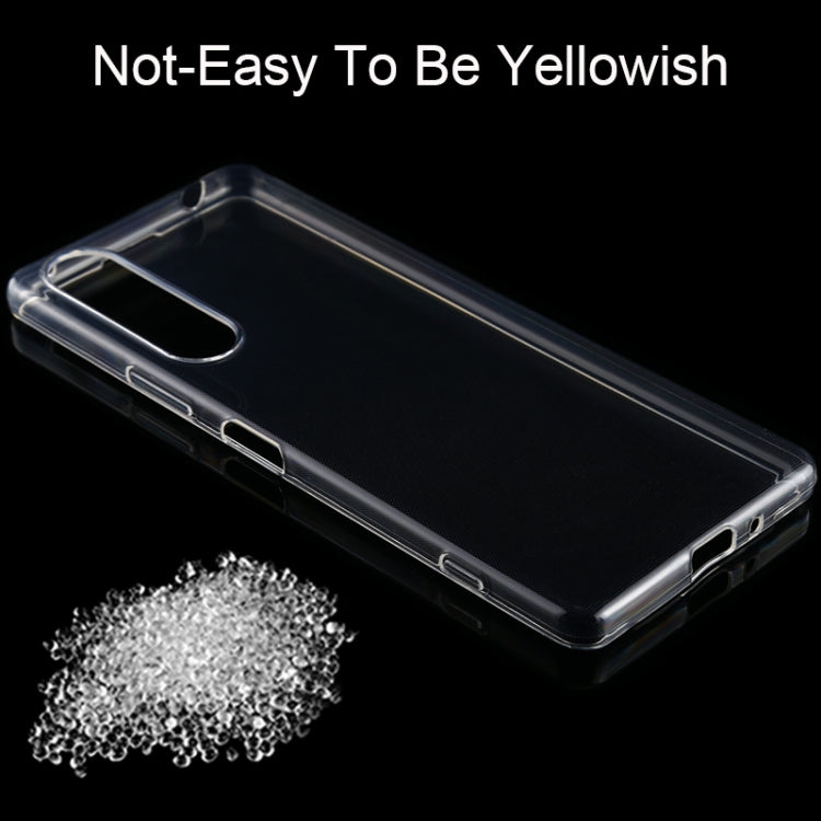 For Sony Xperia 1 II TPU Ultra-Thin Transparent Mobile Phone Case