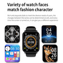 Q28 Pro 1.8 inch Screen Smart Watch, 64Mb+128Mb, Support Heart Rate Monitoring / Bluetooth Calling / Blood Oxygen Monitoring(Rose Gold)