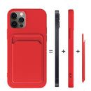 TPU + Flannel Lining Card Slots Phone Case For iPhone 14 Pro(Dark Green)