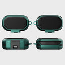 For Jabra Elite 7 Pro / 7 Active Wireless Earphone TPU + PC Protective Case with Hook(Green)