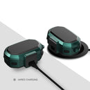 For Jabra Elite 7 Pro / 7 Active Wireless Earphone TPU + PC Protective Case with Hook(Green)