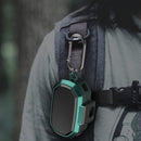 For Jabra Elite 7 Pro / 7 Active Wireless Earphone TPU + PC Protective Case with Hook(Green)