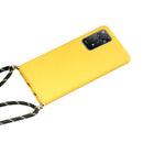 For Xiaomi Redmi Note 11 Pro International Edition Wheat Straw Material + TPU Protective Case with Lanyard(Yellow)