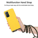 For Xiaomi Redmi Note 11 Pro International Edition Wheat Straw Material + TPU Protective Case with Lanyard(Yellow)
