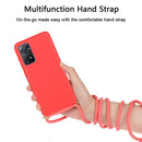 For Xiaomi Redmi Note 11 Pro International Edition Wheat Straw Material + TPU Protective Case with Lanyard(Red)