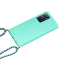 For Xiaomi Redmi Note 11 Pro International Edition Wheat Straw Material + TPU Protective Case with Lanyard(Green)