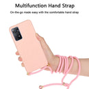 For Xiaomi Redmi Note 11 Pro International Edition Wheat Straw Material + TPU Protective Case with Lanyard(Pink)