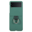 For Samsung Galaxy Z Flip4 Macaron Color Silicone Soft Phone Case(Green)