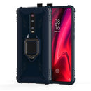 For Xiaomi 9T & 9T Pro & Redmi K20 & Redmi K20 Pro Carbon Fiber Protective Case with 360 Degree Rotating Ring Holder(Blue)