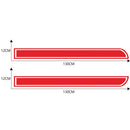 D-623 Car Modified Hood Decorative Sticker(Red)