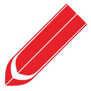 D-711 Stripe Pattern Car Modified Hood Decorative Sticker(Red)