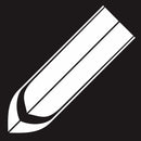 D-711 Stripe Pattern Car Modified Hood Decorative Sticker(White)