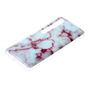 For Xiaomi Mi 10 Marble Pattern Soft TPU Protective Case(Red)