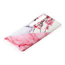 For Xiaomi Mi 10 Marble Pattern Soft TPU Protective Case(Plum Blossom)