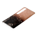 For Xiaomi Mi 10 Marble Pattern Soft TPU Protective Case(Rose Gold Black)