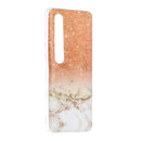 For Xiaomi Mi 10 Marble Pattern Soft TPU Protective Case(Rose Gold White)