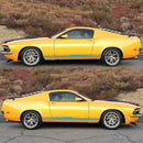D-730 Stripe Pattern Car Modified Decorative Sticker(Blue)