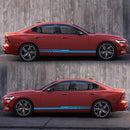 D-730 Stripe Pattern Car Modified Decorative Sticker(Blue)