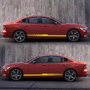 D-730 Stripe Pattern Car Modified Decorative Sticker(Yellow)